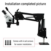 Multi-Directional Micro-Setting Microscope with Inlaid Mirror Spring Bracket for Jewelry Machines Equipment Diamond Setting
