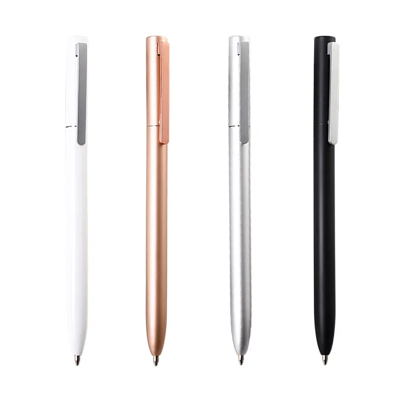 High Quality Gel Ink Pen Luxury Metal Twist Gel Pen Aluminum Rollerball Pen With Custom Logo