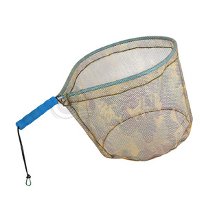 Épuisette de pêche à main flottante intégrale avec poignée en aluminium, haute flottabilité, robuste et durable - Product Image 4