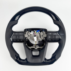 Volante Deportivo de Cuero y Fibra de Carbono para <span class=keywords><strong>Toyota</strong></span> Camry TRD XSE SE 2019 2025 2016 2018 2010 2024 2020 <span class=keywords><strong>2022</strong></span> 2011 2021 2012 - Product Image 1