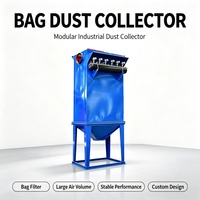 Système de dépoussiérage industriel à filtre à sacs, type Pulse Baghouse, pour le contrôle des poussières dans les usines de céréales et d'aliments pour animaux
