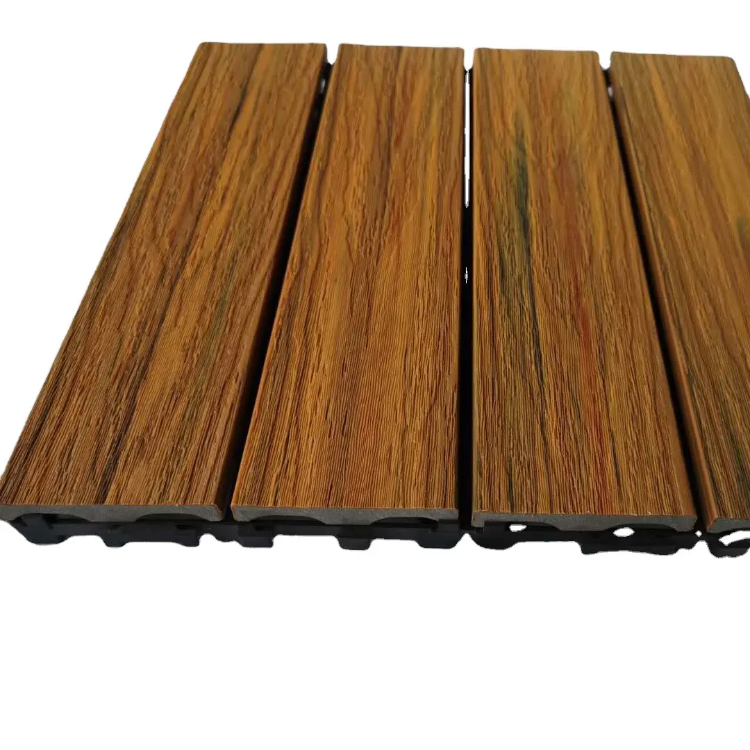 Co-ekstrusi DeKing grosir digunakan DeKing komposit Diy dek ubin lantai kayu penutup