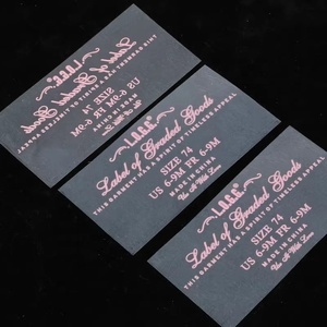 สติกเกอร์รีดร้อน<span class=keywords><strong>แบบ</strong></span>กำหนดเอง ความหนาแน่นสูง ล้างทำความสะอาดได้ สำหรับติดเสื้อผ้าหลากหลายชนิด ไวนิลแบบมีกาวในตัว - Product Image 3