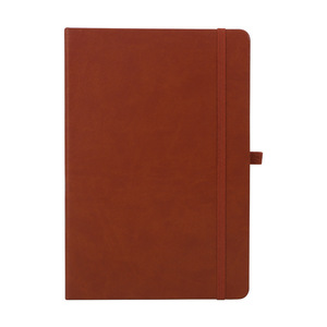 Agenda de bureau A5 à couverture rigide en similicuir, reliure sans colle, 100 feuilles, impression de logo, cadeau, stock disponible pour la vente en gros - Product Image 3