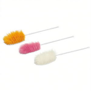 NLLE <b>Duster</b> Lambskin Telescopic Handle Soft <b>Cleaning</b> Tool For Home Dusting - Product Image 2