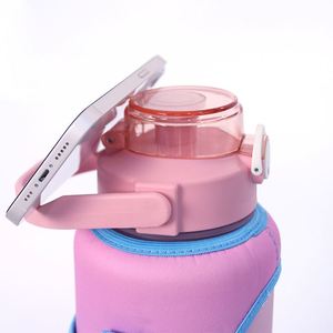 64Oz/2L Half Gallon Bottle With Storage Bpa Free Sport Water Jug Reusable Insulated Neoprene Sleeve - Product Image 4