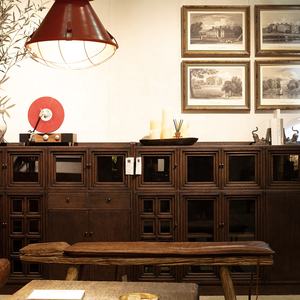 Asian Antique Furniture Vintage Solid Reclaimed Elm Wood <strong>Bench</strong> Traditional Design for Home Project Design Farmhouse Hall Villa - Product Image 2