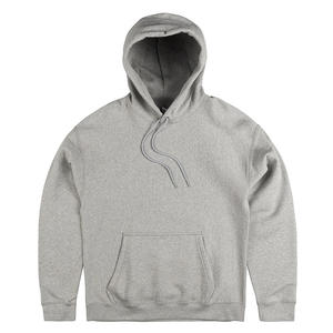 Sudadera con Capucha Negra Clásica con Cordón para Hombre, 300 Gramos, Suave al Tacto, Sudadera de Otoño Lisa Teñida, Camiseta Urbana con Diseño de Bolsillo - Product Image 2