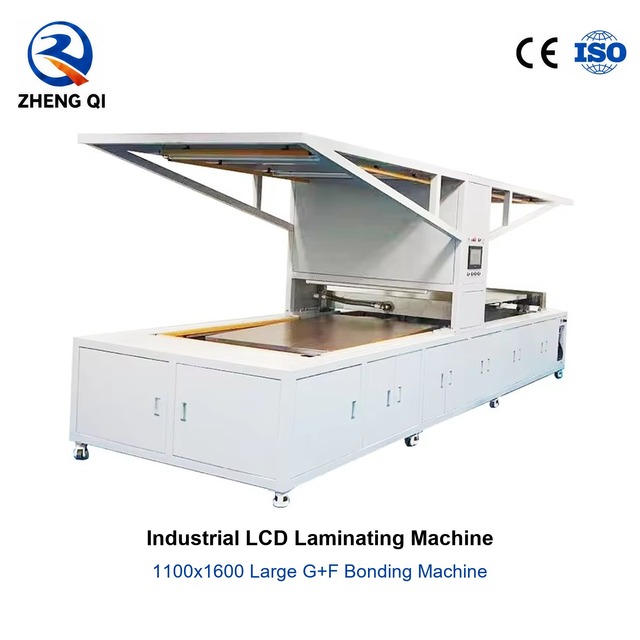 Industrial LCD Laminating Machine L5090xW1810xH2338mm PLC Core 380V 20KW Large G+F Bonding Machine