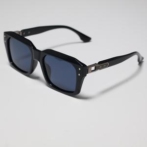 Lunettes de soleil polarisées à monture carrée pour hommes, Protection UV400, type 3, lentille TAC, monture en plastique et en métal, noires, JW-6009P - Product Image 4