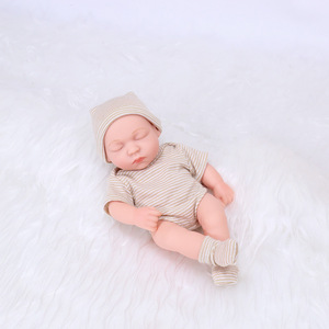 18Cm Mini Reborn Baby Poppen Peuter Pop Kits Echte Baby Poppen Full <span class=keywords><strong>Body</strong></span> 6 Inch Miniatuur Levensechte Baby Kerstcadeau