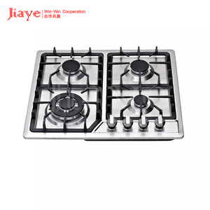 Cuisinière à gaz encastrable en acier inoxydable 4 brûleurs, économie d'énergie, supports de casseroles en fonte, sécurité - Product Image 4