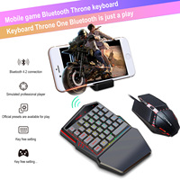 Clavier mécanique à une main en gros, petit périphérique USB filaire pratique pour l'e-sport, pavé numérique mécanique
