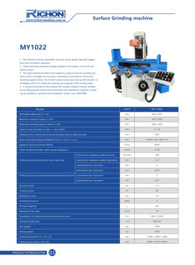 MY1022 Nueva <span class=keywords><strong>Rectificadora</strong></span> Hidráulica <span class=keywords><strong>Convencional</strong></span>: Equipo de Trabajo de Metales de Un Solo Propósito - Product Image 6