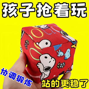 ของเล่นถุงผ้าแคนวาสพร้อมเชือก 8 ซม. คละสี สำหรับเด็กในชั้นเรียนพลศึกษา - Product Image 4