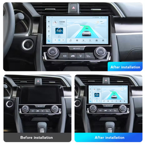 Para Honda Civic 2016-2019 Dispositivo de unidad principal de 9 pulgadas doble 2 Din Carplay Autoradio coche estéreo Gps navegación Android Radio de coche - Product Image 2