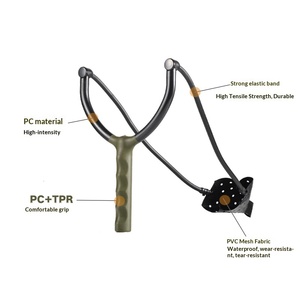 Resortera <span class=keywords><strong>Kuno</strong></span> TG03 con revestimiento de caucho TPR para lanzamiento de cebo a larga distancia y punto fijo, equipo de pesca para exteriores. - Product Image 3