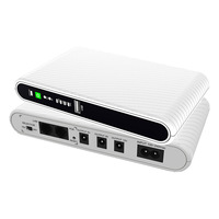 Batterie Externe UPS à Longue Autonomie 8800mHA-14000mHA avec Prise en Charge POE, Sortie Tri-Tension Europe, Amérique, Royaume-Uni 17W pour Routeur AP