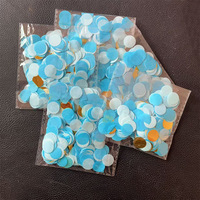 Confettis ronds en papier de soie 1,5 cm, points circulaires pour décorations de table, mariages, anniversaires et ballons