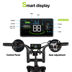 Bicicleta Eléctrica de Montaña V20 Pro 250W 48V 15.6Ah con Llantas Grandes y Neumáticos Anchos, Bicicleta Eléctrica Todoterreno para Ciudad, Bicicleta Eléctrica - Product Image 3