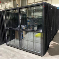 ANHUI WEIKA Fenêtres en vinyle style USA, fenêtres à double ou triple battant, avec grilles, Nailfin, sur mesure, direct usine, en gros, à simple ou double bascule