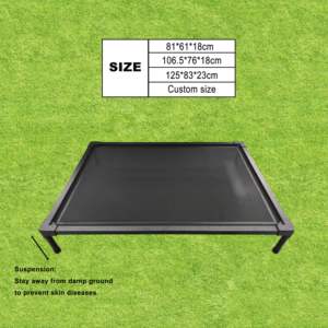 Современная уличная лежанка для кошек и мелких животных, летняя/зимняя, размер XL, с алюминиевым каркасом, сетчатая, охлаждающая, съемная - Product Image 4