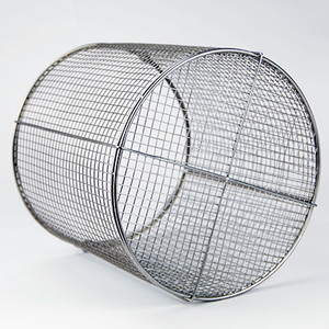 <span class=keywords><strong>Cesta</strong></span> de Almacenamiento de Malla Personalizada para Esterilización de Herramientas Hospitalarias, de Alambre, Forma Circular con Asa, Fácil de Limpiar - Product Image 5