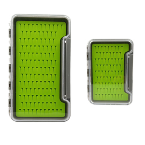 BTI-09A-G048B-SF Waterproof Super Slim Pocket Size No Patent Conflict Fly Fishing Silicon Boxes Fly Box(B01)
