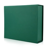 Caja De Cart Regalo Geschenk Produit magnétique de luxe Impression de papier d'emballage de mariage avec aimant Logo personnalisé Boîte cadeau vert olive