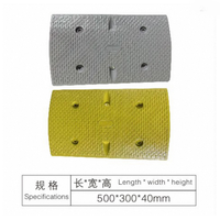 Pare-voiture en plastique robuste Xinhong de 560 mm avec signalisation STOP réfléchissante, gris, pour parking souterrain