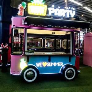 ZOWN Electric Food Truck Mobile <b>Concession</b> Stand Complete Kitchen Customizable Size Color for Coffee Ice Cream Snack Street - Product Image 1