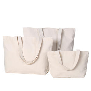 Sac fourre-tout en toile de coton écologique en gros, couleur et taille personnalisables, pliable, réutilisable, sac cadeau avec logo imprimé sur mesure - Product Image 1