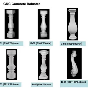 ราวบันไดระเบียงคอนกรีต GRC สำหรับภายนอกอาคาร แข็งแรง ทนทาน ราคาถูก จากโรงงานจีนโดยตรง - Product Image 3