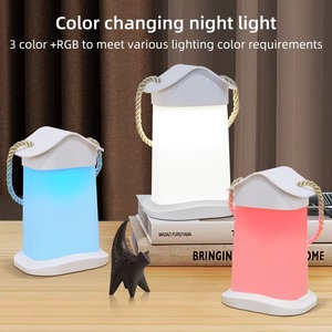 Lámpara Nocturna Táctil LED de Colores con Carga USB, Lámpara de Mesa para Dormir, Cocina, Dormitorio, Hogar, Decoración de Habitación Portátil, Lámpara de Ambiente RGB - Product Image 2