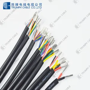 Cable And Wire Professional Certificate 2464 Pvc Jacket Colorful Core Wire 2/3/4/5/6/7/8/9/10 Cores VW-1 Cable Wire For Electronic Instrument