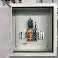 Tableau de distribution d'énergie triphasé 63A multi-circuits, boîte de distribution d'énergie isolée pour petite usine de transformation