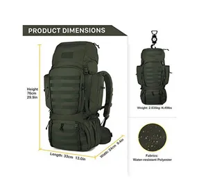 Tactical Waterproof Backpack Hot Selling Custom Premium Molle Hiking Hydration Tactical Backpack