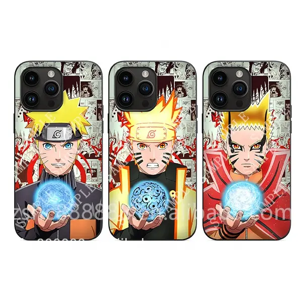 11 Designs New Anime Creative 3D Lenticular Phone Case Flip Wholesale Motion Cases tous les différents modèles de téléphone couvre