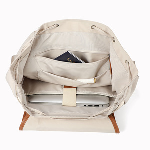 Mochila Moderna y a la Moda para Estudiantes, Unisex, de 15 Pulgadas, Gran Capacidad, para Negocios, de Mezclilla, Impermeable, de Nailon - Product Image 4