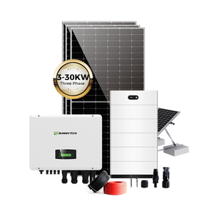 Système d'énergie solaire domestique hybride/hors réseau avec batteries au lithium 5kW, 10kW, 15kW, 20kW, 30kW - Prix - Product Image 4