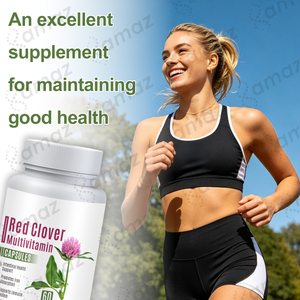 Capsules de multivitamines au trèfle rouge naturel Amaz OEM, complément de haute qualité, capsules de multivitamines au trèfle rouge en gros - Product Image 3