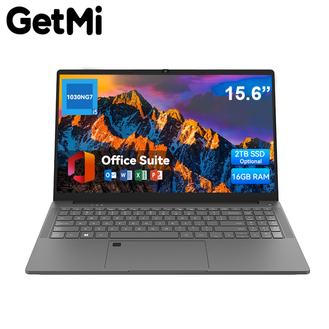 GetMi I3 I5 I7 15.6 Inch Business Student Laptop Notebook Ram 16gb Rom 256gb Ssd Rgb Backlit Keyboard