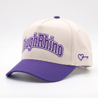 Premium twill katoenen baseballcap in twee kleuren (oranje beige), gebogen klep, gestructureerde snapback trucker pet, hoge kwaliteit, op maat gemaakt