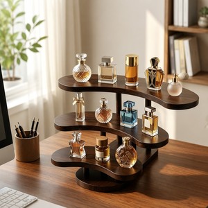 Organizador <span class=keywords><strong>de</strong></span> Perfumes <span class=keywords><strong>de</strong></span> Madera <span class=keywords><strong>de</strong></span> 3 Niveles, Organizador <span class=keywords><strong>de</strong></span> Colonia para Hombre, Soportes <span class=keywords><strong>de</strong></span> Exhibición Escalonados, Soporte para Cupcakes - Product Image 5