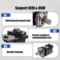 Moteur orbital hydraulique OMS160 160 cm³ 200 bars 470 tr/min, couple élevé, moteur Geroler OEM