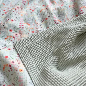 Manta de Muselina de Algodón Personalizada para Bebés, Manta Suave para Cuna, Cochecito y Cama, Mantas Envolventes para Recién Nacidos para Bordar - Product Image 1