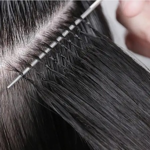 Extensiones de Cabello Humano 100% Virgen <span class=keywords><strong>con</strong></span> Trama Invisible, Micro Trenzado Sin Costuras, Calidad de Salón, Cutícula Alineada, Cabello Remy - Product Image 3