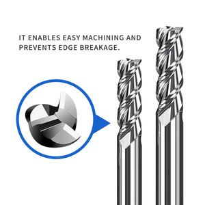 60 degree 3 flutes carbide flat <strong>end</strong> <strong>mill</strong> <strong>for</strong> Aluminum - Product Image 4