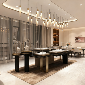 Vetrina Espositiva <span class=keywords><strong>per</strong></span> Gioielli Moderna ed Ecologica, Design 3D Personalizzato con Illuminazione LED <span class=keywords><strong>per</strong></span> Interni di Fabbriche di Orologi - Product Image 5