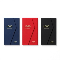Porte-cartes VIP de luxe en carton texturé recyclable, avec dorure à chaud personnalisée, pour carte de membre d'exposition, fermeture magnétique